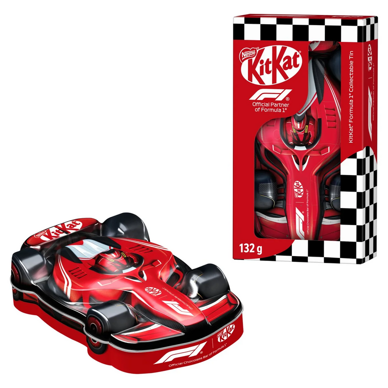 Kitkat Formula 1 (F1) Collectable Tin With Chocolates 130g
