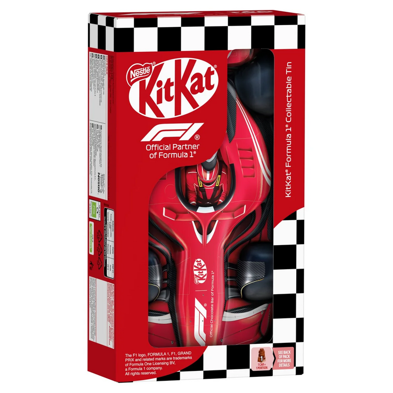 Kitkat Formula 1 (F1) Collectable Tin With Chocolates 130g