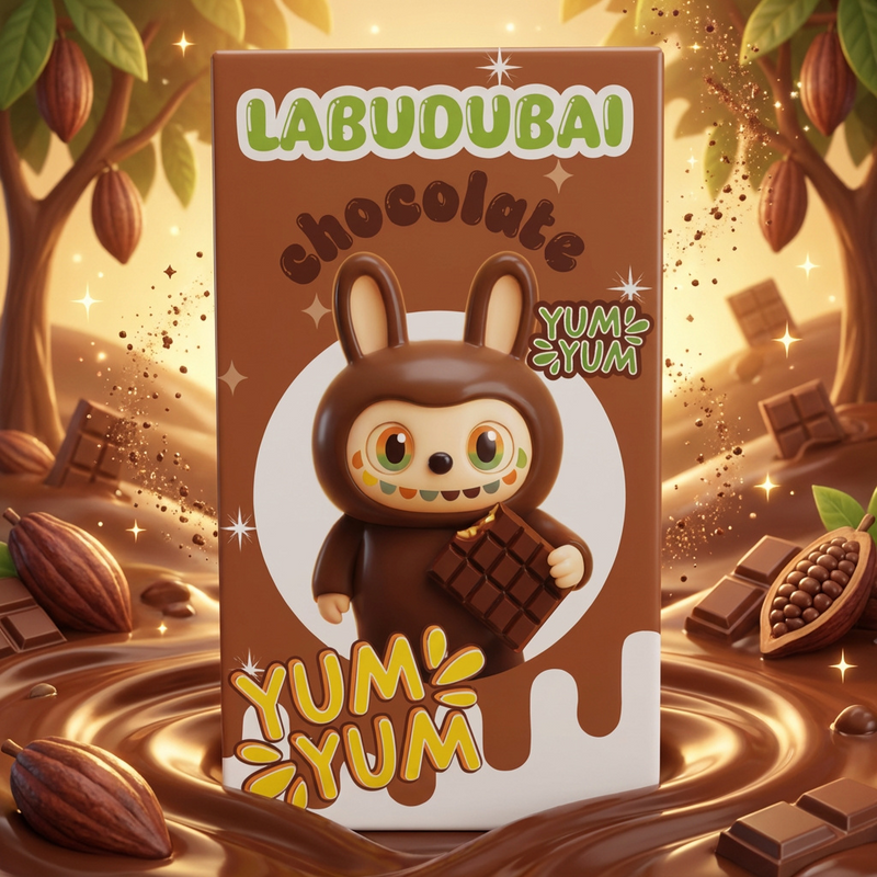 LABUDUBAI KUNAFA PISTACHIO Milk Chocolate Figure (IMPORT) 30g