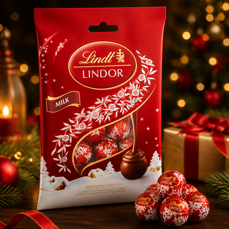Lindt Lindor Mini Milk Chocolate Truffles 80G