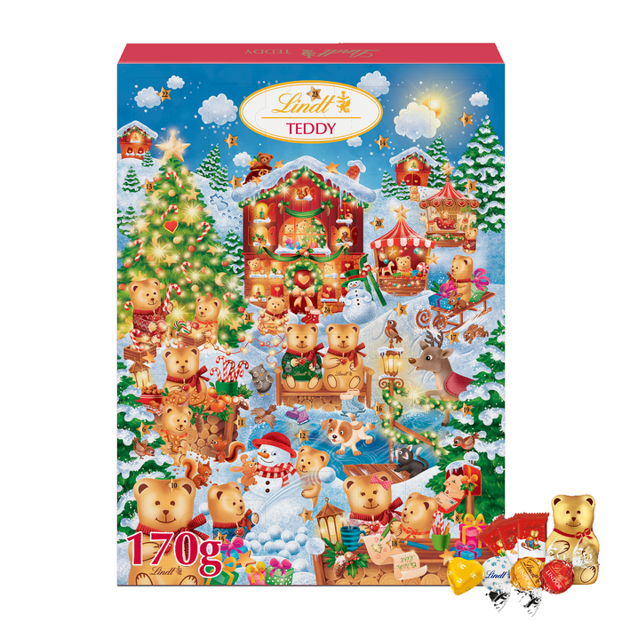 Lindt TEDDY Winter Wonderland Advent Calendar 170g