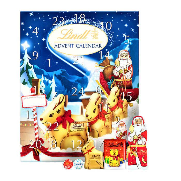 Lindt Advent Calendar Milk Chocolate 160g