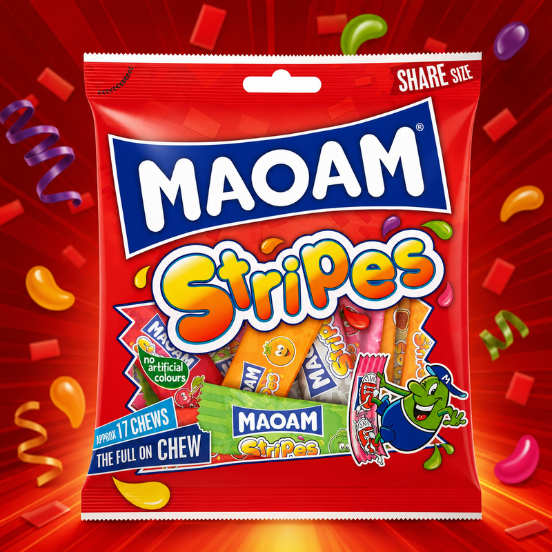 MAOAM Stripes Share Size Bag 140g