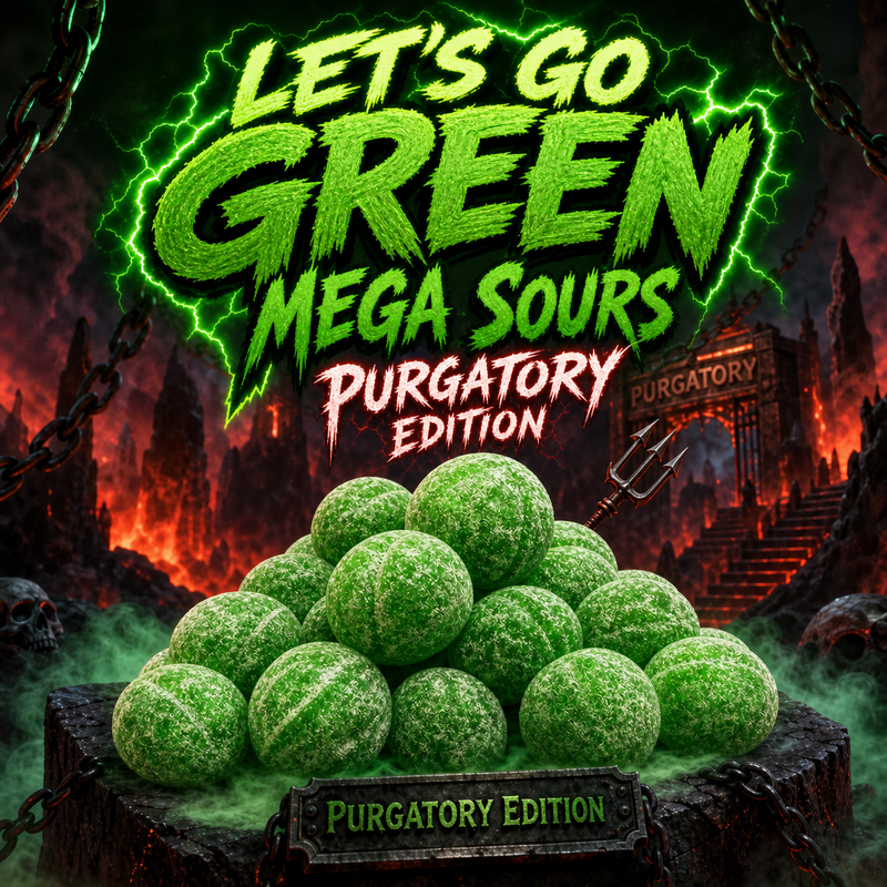 Green Apple Mega Sours PURGATORY EDITION 20 Pack