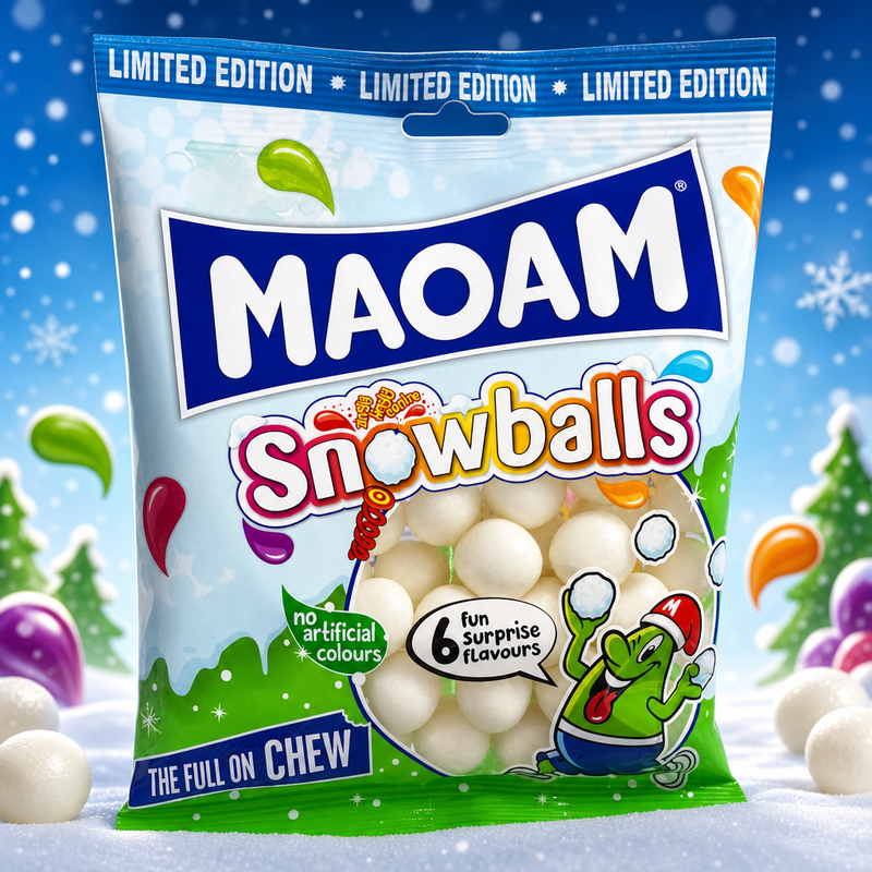 Maoam Snowballs Limited Edition Sweet Bag 140g