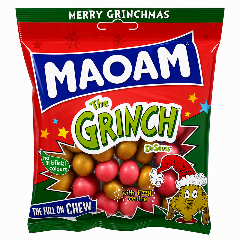 Maoam The GRINCH MERRY GRINCHMAS Cherry Cola 140g