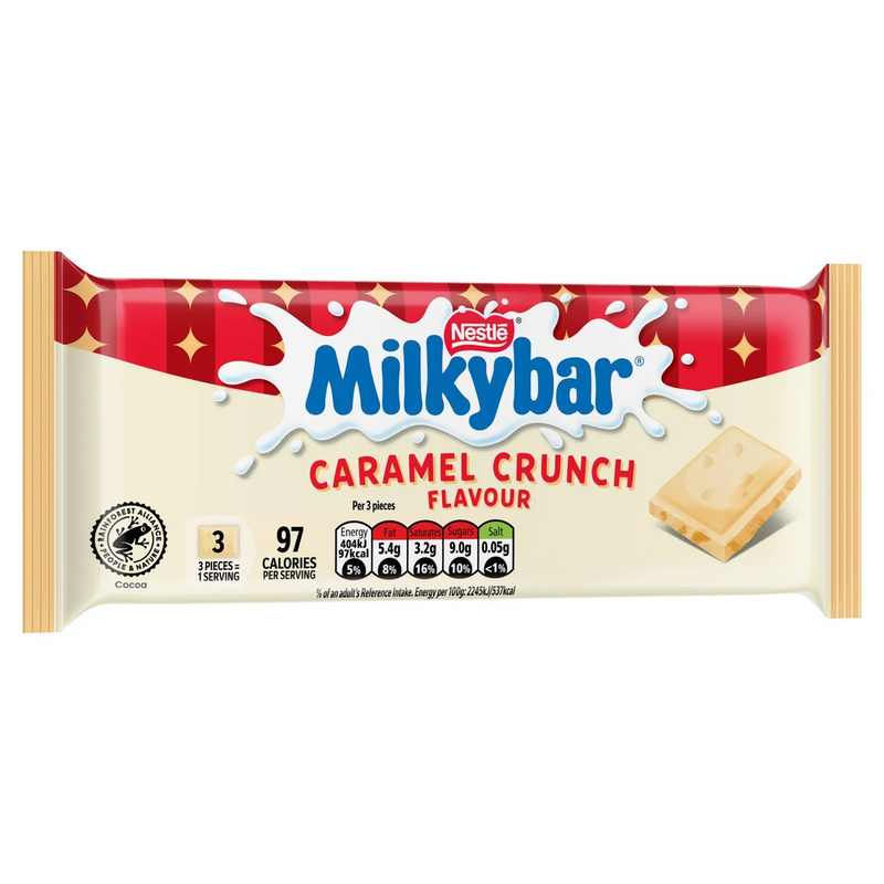 Milkybar Christmas Caramel Crunch Block Bar 90G