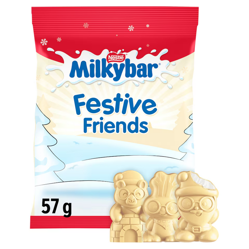Milkybar Festive Friends White Chocolate Sharing Bag 57g