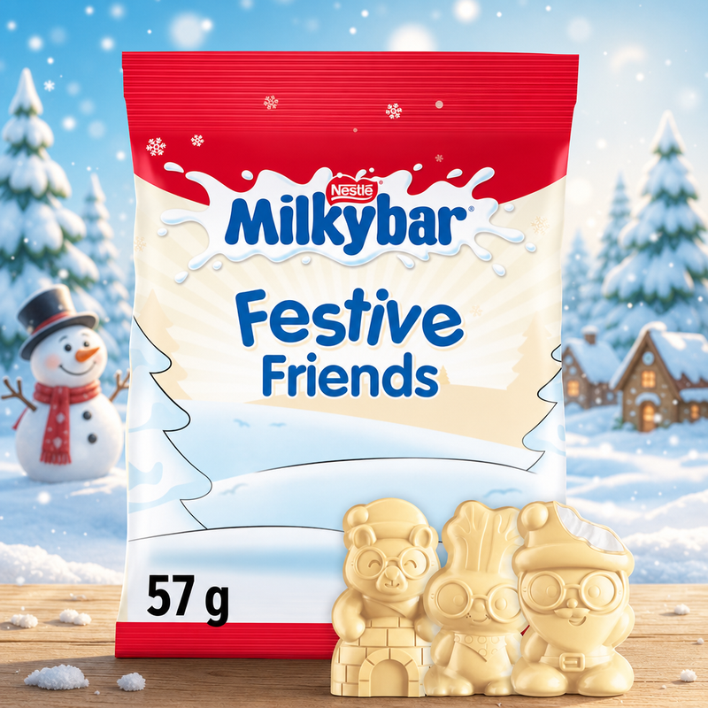 Milkybar Festive Friends White Chocolate Sharing Bag 57g