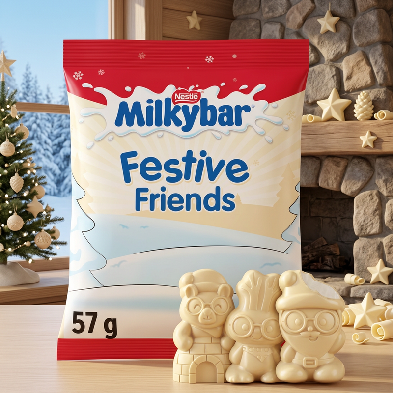 Milkybar Festive Friends White Chocolate Sharing Bag 57g