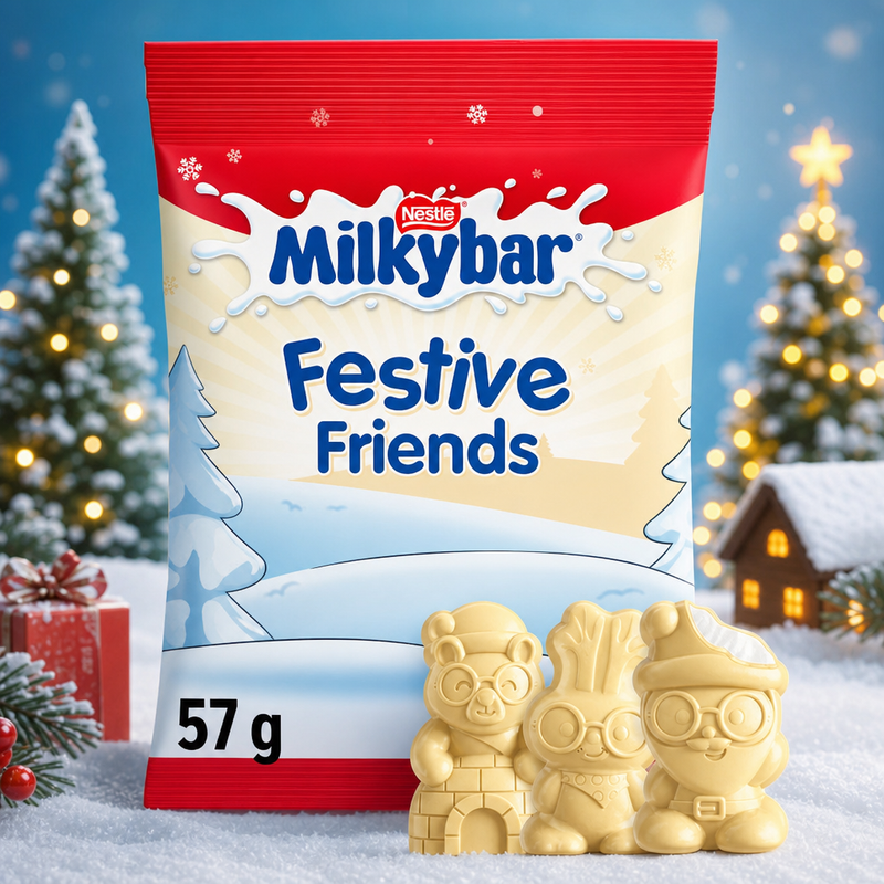 Milkybar Festive Friends White Chocolate Sharing Bag 57g