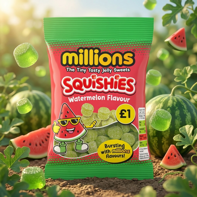 Millions Squishies Watermelon Bag 100g
