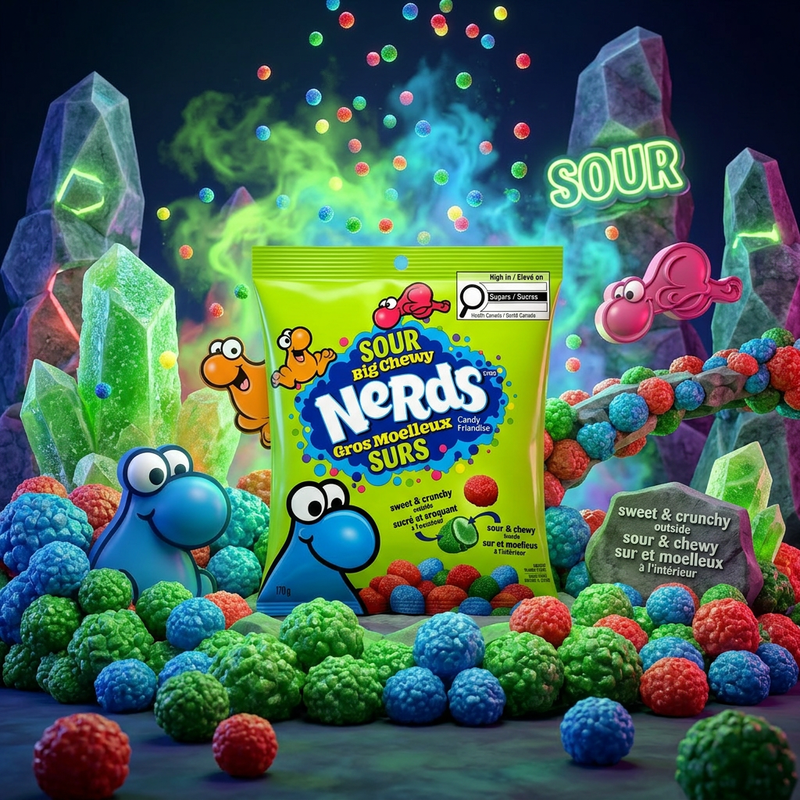 Nerds BIG CHEWY SOUR (USA) Share Bag 170g