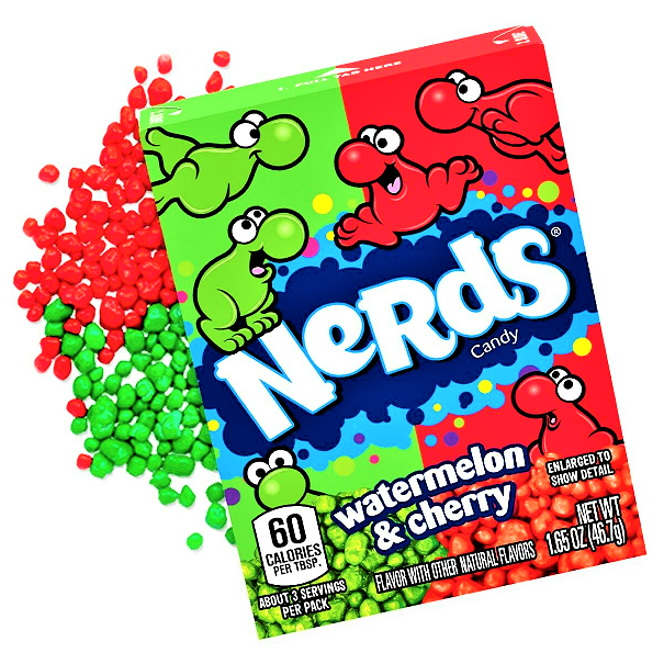 Nerds Candy Watermelon Cherry 46 7g Happy Candy UK LTD Nerds Candy Watermelon Cherry 46 7g Happy Candy UK LTD