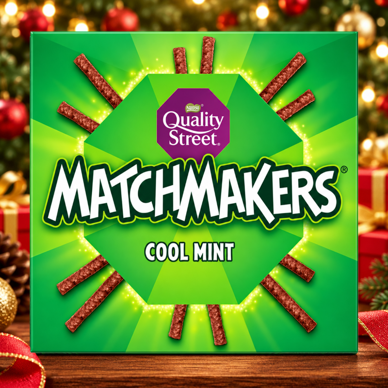 Nestle Quality Street Matchmakers Cool Mint Chocolate Gift Box 110g