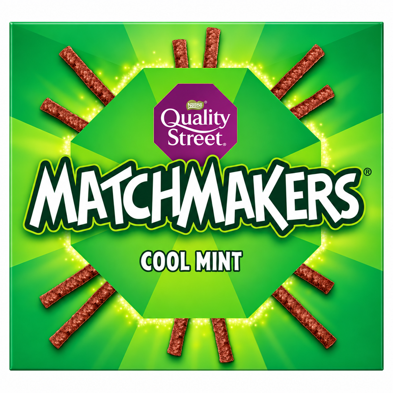 Nestle Quality Street Matchmakers Cool Mint Chocolate Gift Box 110g