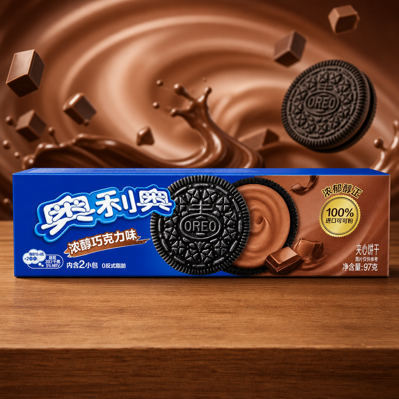 Oreo CHOCOLATE FLAVOUR Sandwich Cookies (CHINA) 97g