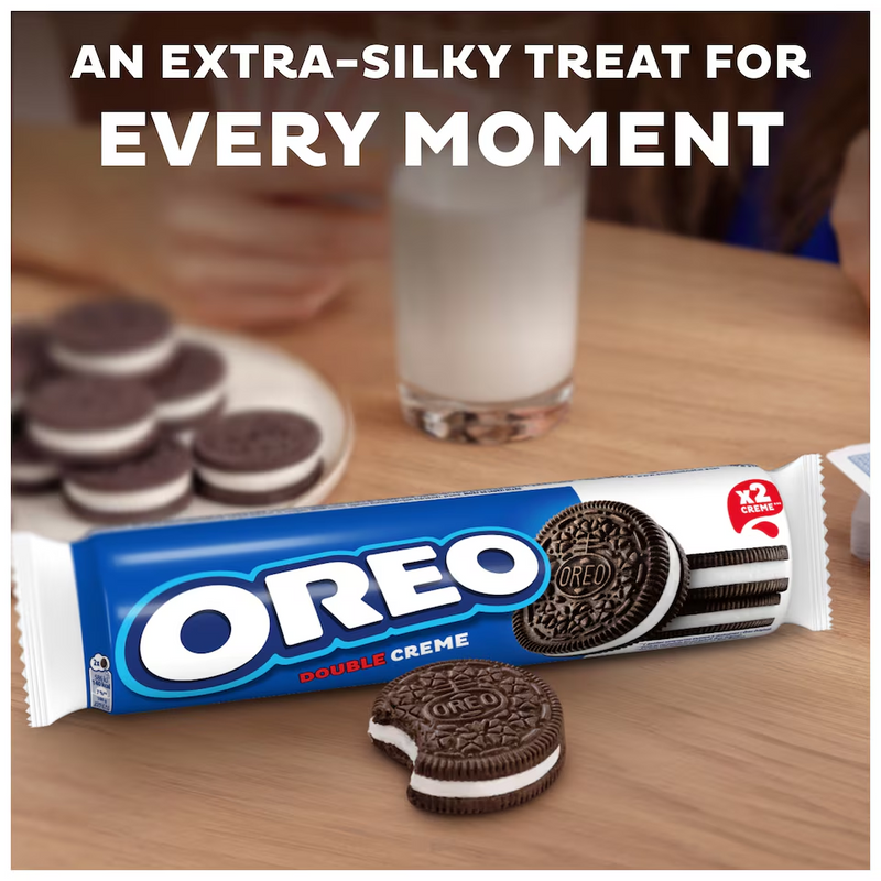 Oreo Double Creme Cookie Chocolate Sandwich Biscuits 157g