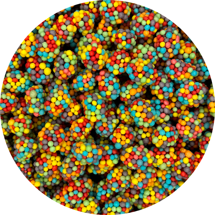 Rainbow Rock Gummy Clusters