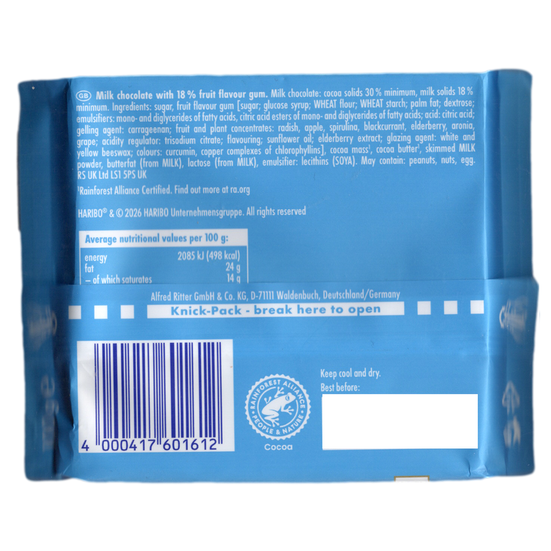Ritter Sport Limited Edition Haribo Balla Bites 100g