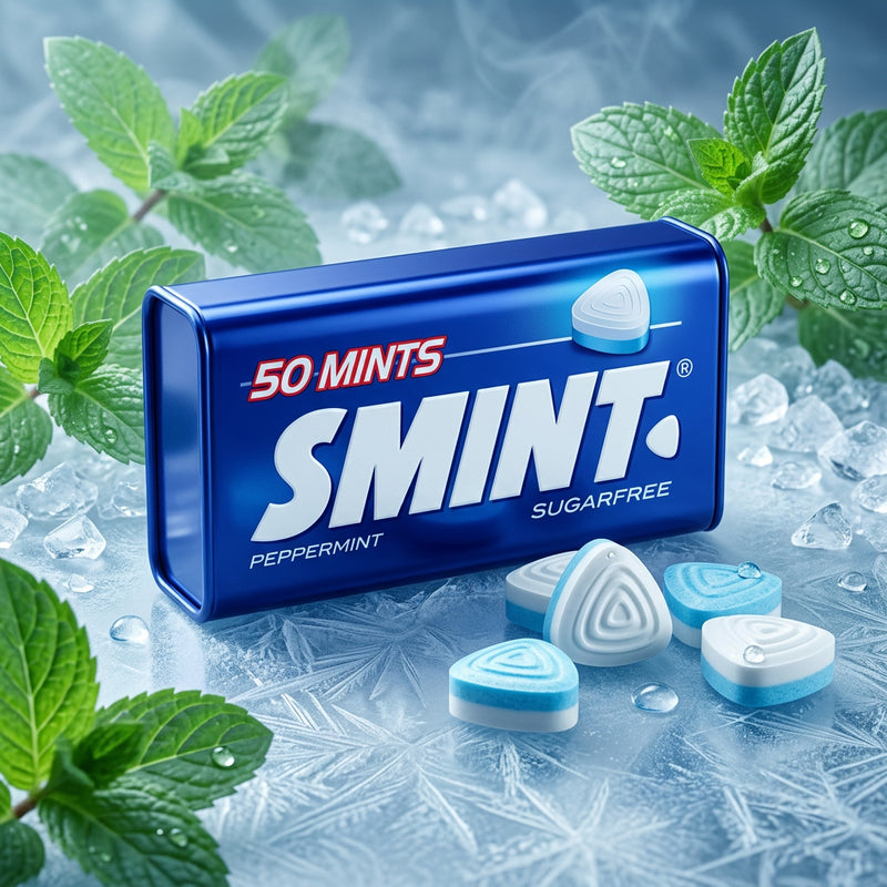 SMINT Peppermint XXL 50 Mints Tin 35g