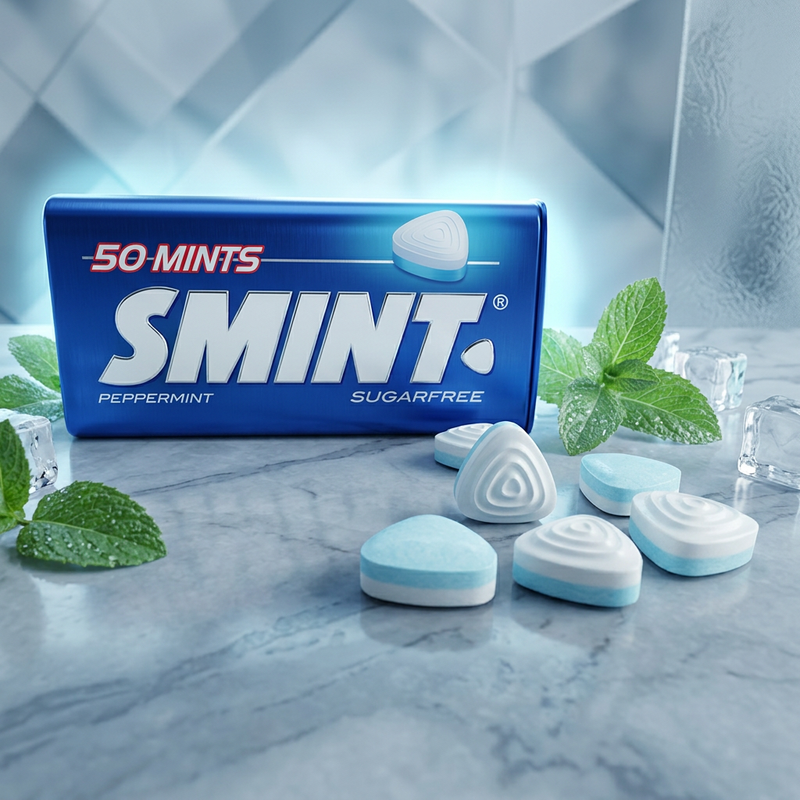 SMINT Peppermint XXL 50 Mints Tin 35g