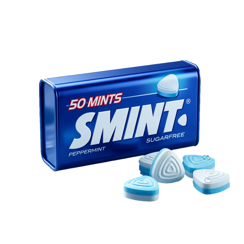 SMINT Peppermint XXL 50 Mints Tin 35g
