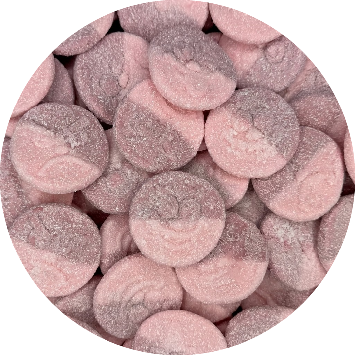 Strawberry & Cherry Moodies Sour Vegan Foam Sweets