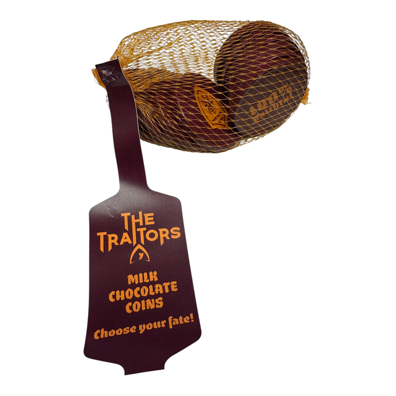 THE TRAITORS Milk Chocolate Coins Net Bag 72g