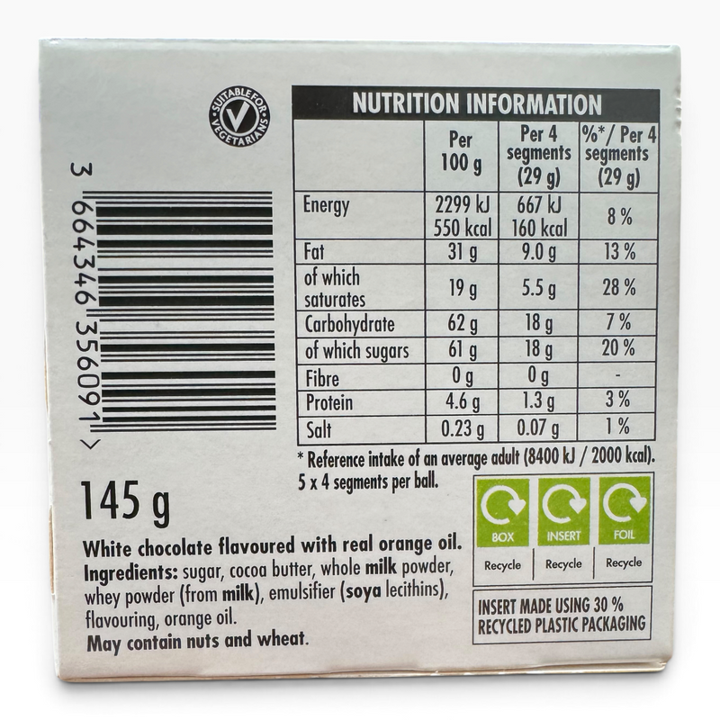 Terry's Chocolate Orange White Ball 145g
