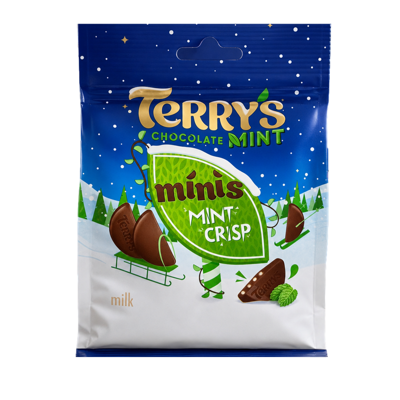Terry's Chocolate Mint Crisp Minis Bag 80g