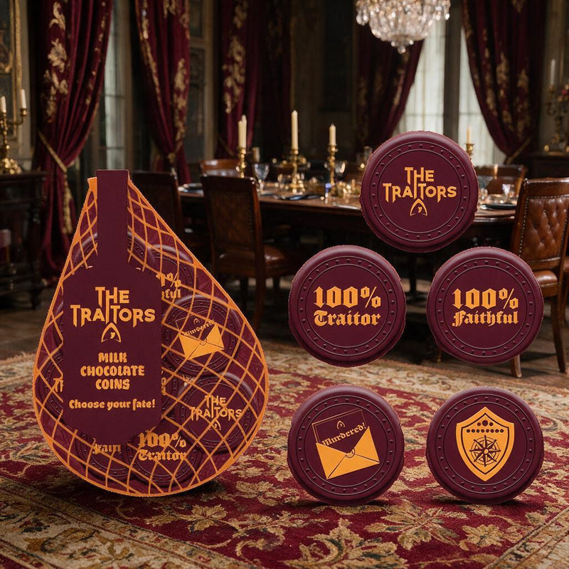 THE TRAITORS Milk Chocolate Coins Net Bag 72g