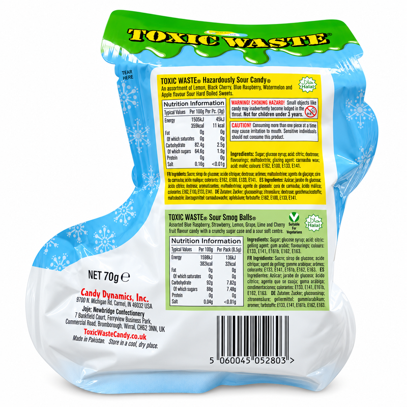 Toxic Waste Christmas Stocking 70g