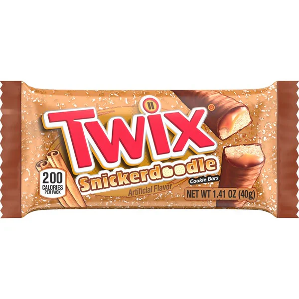 Twix Snicker Doodle Milk Chocolate Bar (USA) 40g