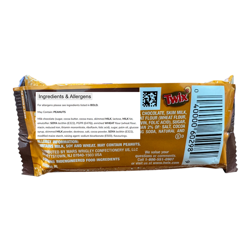 Twix Snicker Doodle Milk Chocolate Bar (USA) 40g