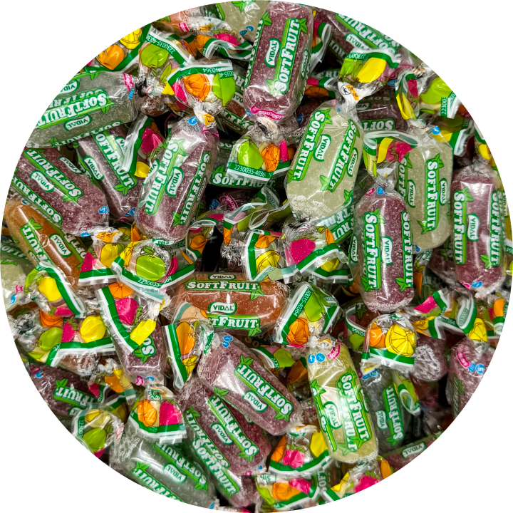 Vidal Wrapped Soft Fruit Jellies