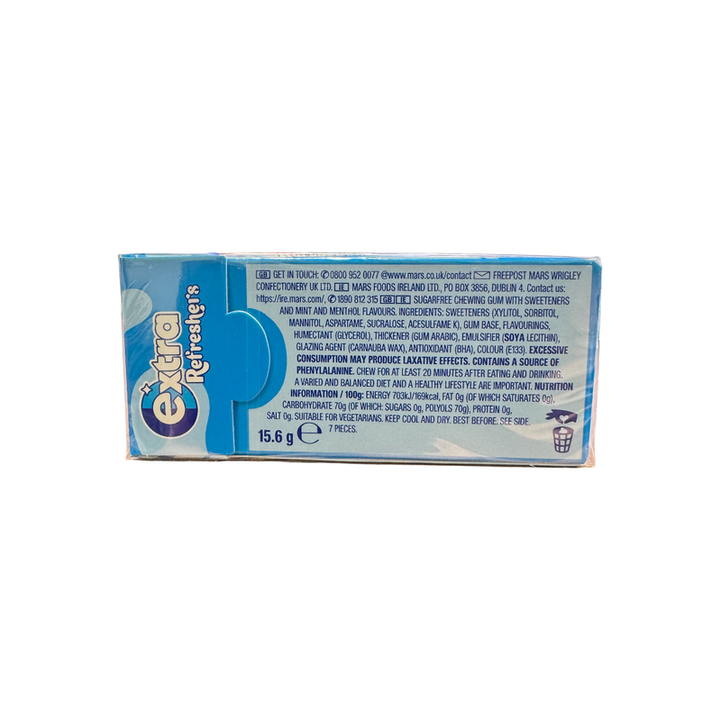 Wrigley's Extra Refreshers Peppermint 21 Piece Chewing Gum (3X15.6g)