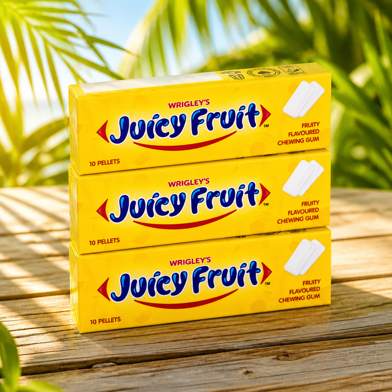 Wrigley's Juicy Fruit 10 Pellets Original 3 Pack (3x12g)