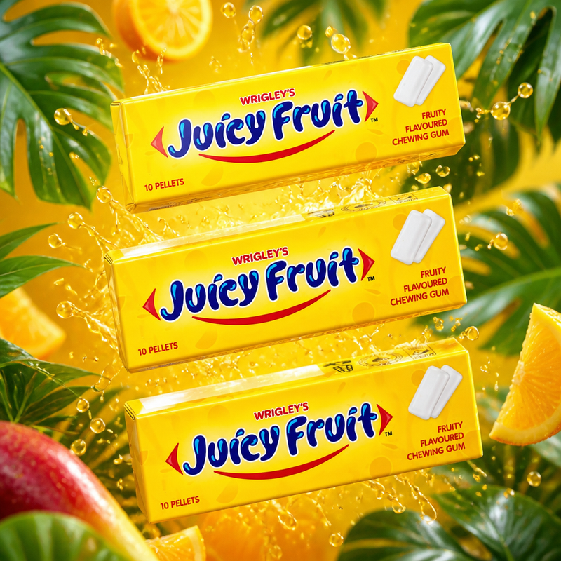 Wrigley's Juicy Fruit 10 Pellets Original 3 Pack (3x12g)