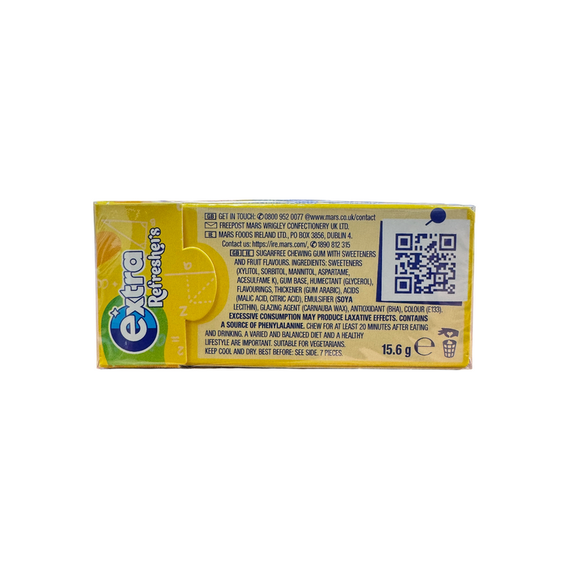 Wrigley's Extra Refreshers Tropical 21 Piece Chewing Gum (3X15.6g)