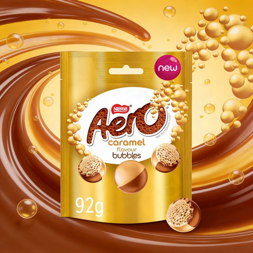 Aero Bubbles Caramel Flavour Chocolate Sharing Bag 92g