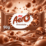 Aero Milk Chocolate Sharing Bar 90g