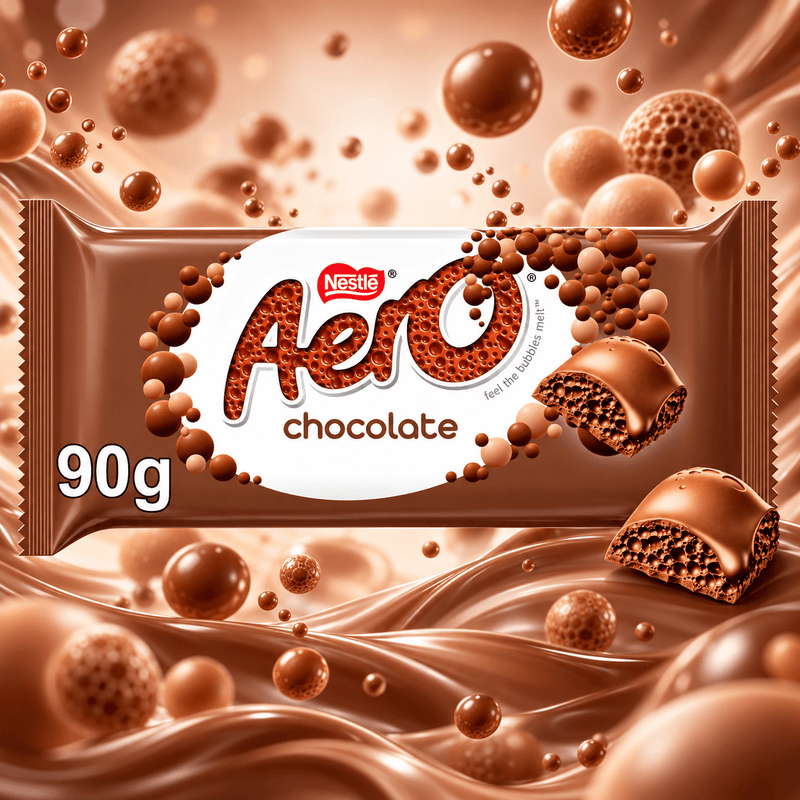Aero Milk Chocolate Sharing Bar 90g