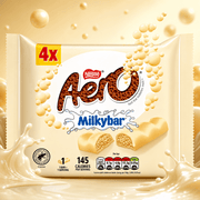 Aero Milkybar White Chocolate Multipack 4 Pack 108g