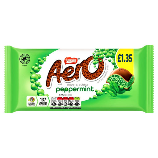 Aero Peppermint Chocolate Sharing Bar 90g - Happy Candy UK LTD