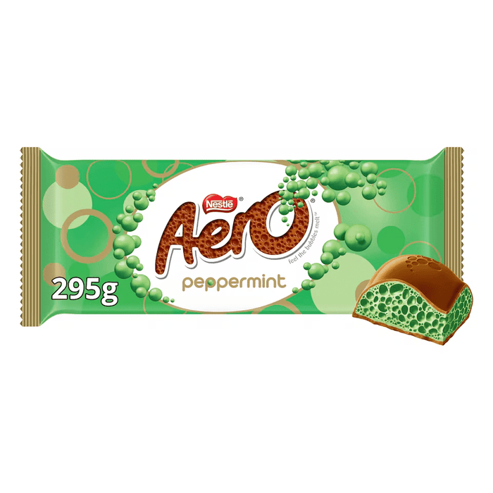 Aero Peppermint Giant XL Gift Bar 295g - Happy Candy UK LTD