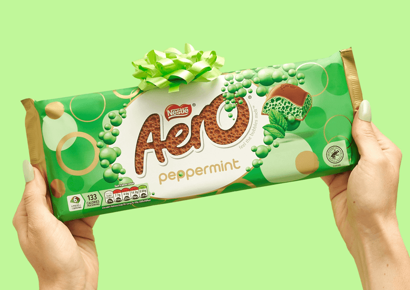 Aero Peppermint Giant XL Gift Bar 295g - Happy Candy UK LTD