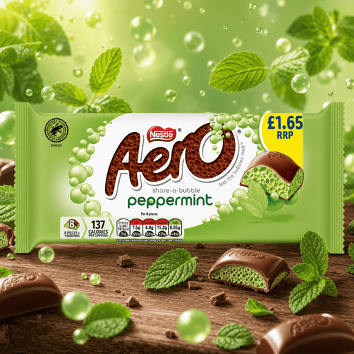 Aero Peppermint Mint Chocolate Sharing Bar 90g
