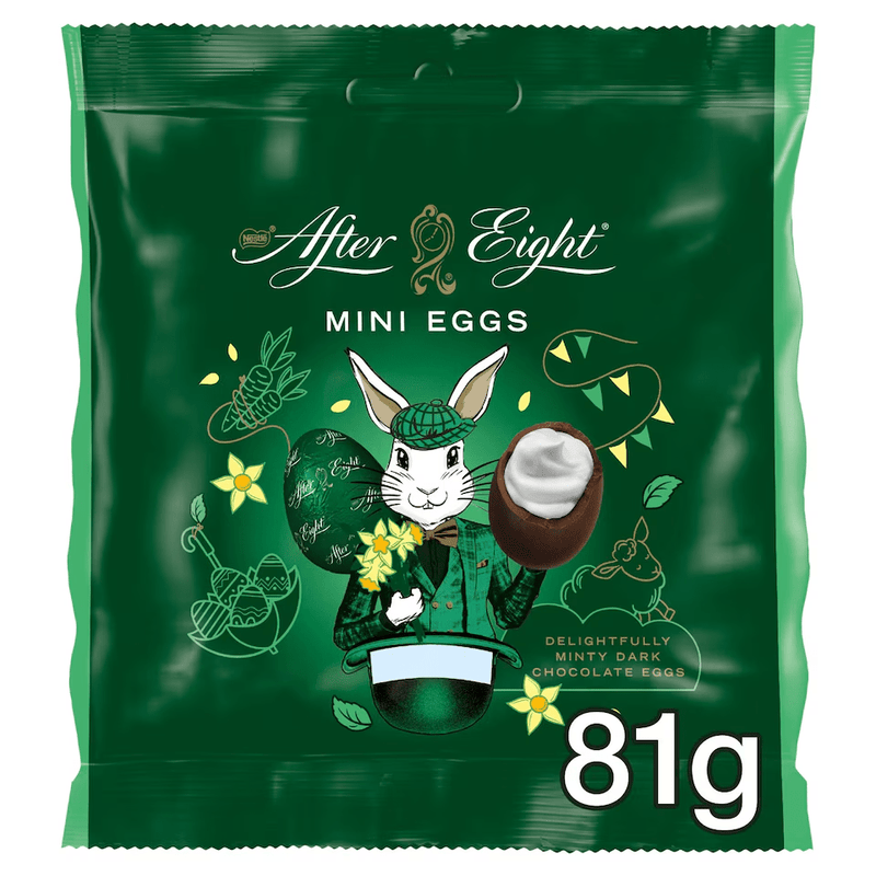 After Eight Dark Mint Chocolate Mini Eggs Bag 81G