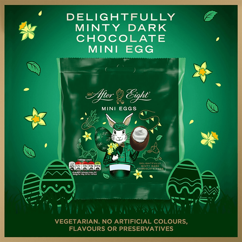 After Eight Dark Mint Chocolate Mini Eggs Bag 81G